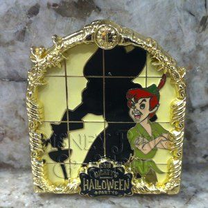 Disney Parks Peter Pan Pin Glow in the Dark Mysterious Shadows Captain Hook